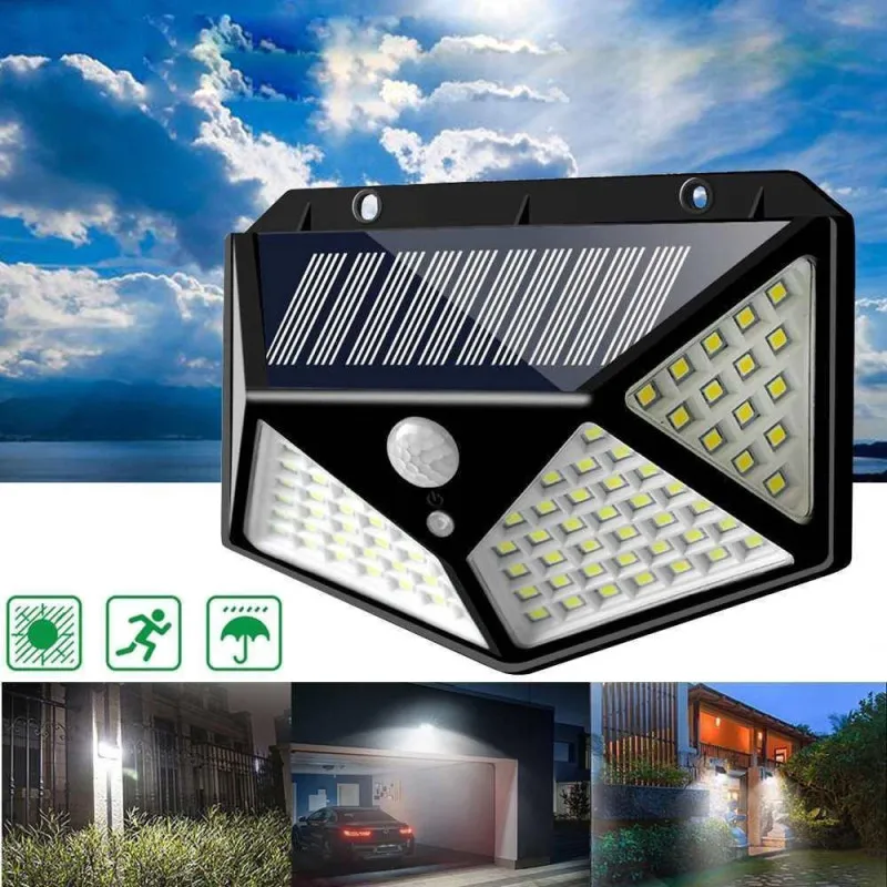 Cumpara Set 10 x Lampa 100 LED cu panou solar