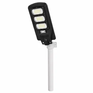 Lampa Solara Stradala 150W cu LED, Panou Policristalin, Suport si Telecomanda – IP65, Autonomie 14h