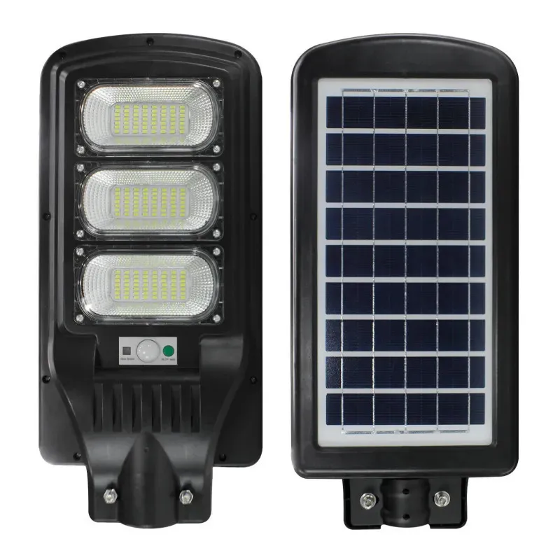 Lampa Solara Stradala 150W cu LED, Panou Policristalin, Suport si Telecomanda – IP65, Autonomie 14h