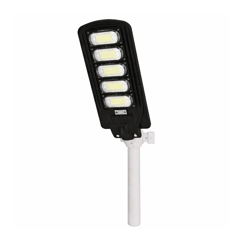 Lampa Solara Stradala Jortan 250W, 5 Cadrane LED, Baterie 24000mAh, Autonomie 14h, Telecomanda + Suport, IP65
