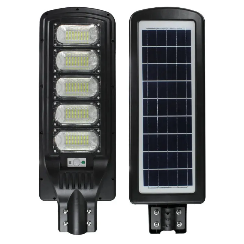 Lampa Solara Stradala Jortan 250W, 5 Cadrane LED, Baterie 24000mAh, Autonomie 14h, Telecomanda + Suport, IP65