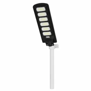 Lampa Solara Stradala Jortan 300W, 6 Cadrane LED, Baterie 24000mAh, Autonomie 14h, Telecomanda + Suport, IP65