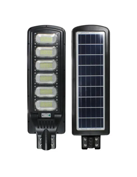 Lampa Solara Stradala Jortan 300W, 6 Cadrane LED, Baterie 24000mAh, Autonomie 14h, Telecomanda + Suport, IP65
