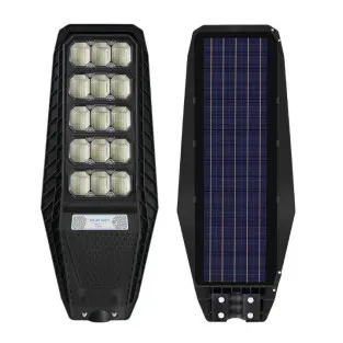 Lampă Stradală Solară Jortan LED 500W, Baterie 24000mAh, IP67, Telecomandă + Suport Metalic 2