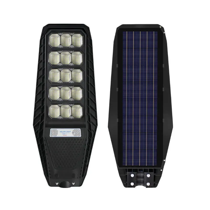 Lampă Stradală Solară Jortan LED 500W, Baterie 24000mAh, IP67, Telecomandă + Suport Metalic