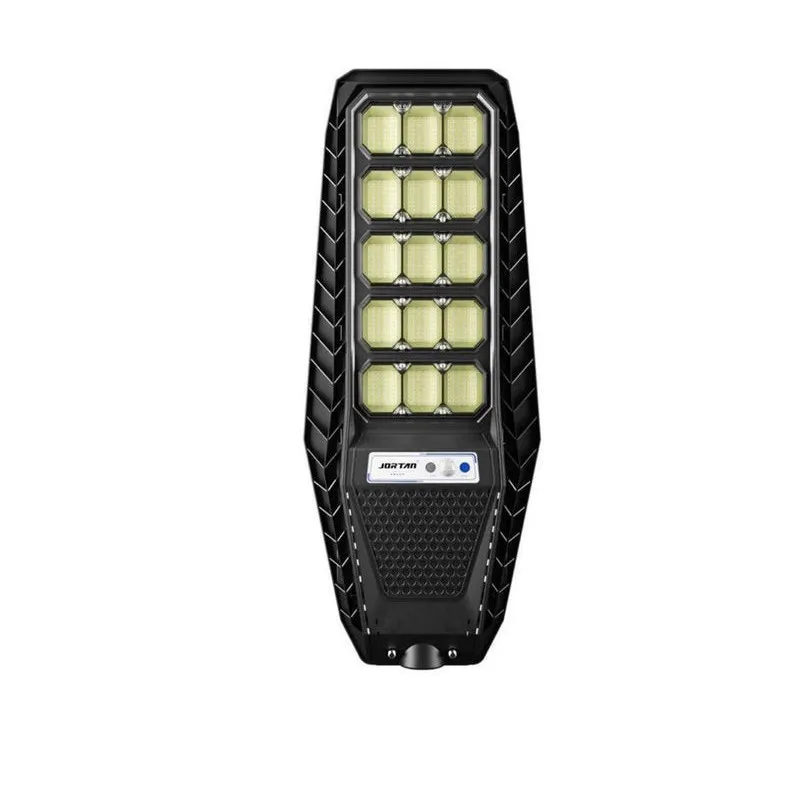 Lampă Stradală Solară Jortan LED 500W, Baterie 24000mAh, IP67, Telecomandă + Suport Metalic