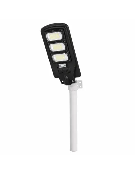 Set 2 Lampi Solare Stradale Jortan 150W - 3 Cadrane LED, Autonomie 14h, Senzor Crepuscular