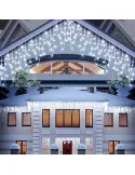 Instalatie 12 metri, 300 LED-uri tip turturi