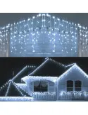 Instalatie 12 metri, 300 LED-uri tip turturi