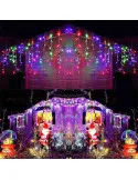 Instalatie 12 metri, 300 LED-uri tip turturi
