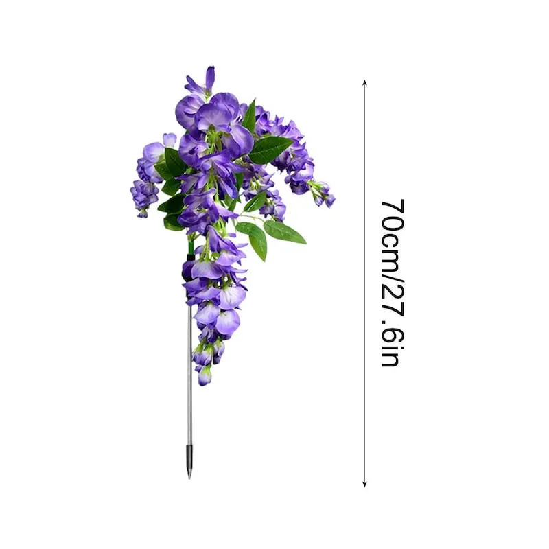 Lampa Solara LED Wisteria, 70 cm, Lumină Albă Caldă, IP65, diverse culori