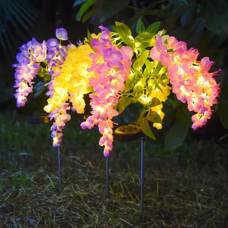 Lampa Solara LED Wisteria, 70 cm, Lumină Albă Caldă, IP65, diverse culori