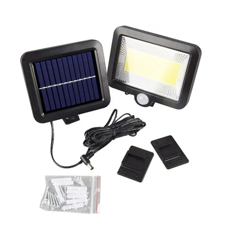 Lampa solara stradala 90W, 120 LED, senzor de