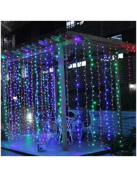 Instalatie tip perdea 3x2.8m, exterior-interior