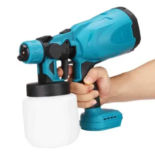 Pistol de Vopsit cu Acumulator Dasgut 24V, 2 Acumulatori, Rezervor 800 ml, Debit 650 ml/min
