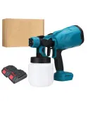 Pistol de Vopsit cu Acumulator Dasgut 24V, 2 Acumulatori, Rezervor 800 ml, Debit 650 ml/min