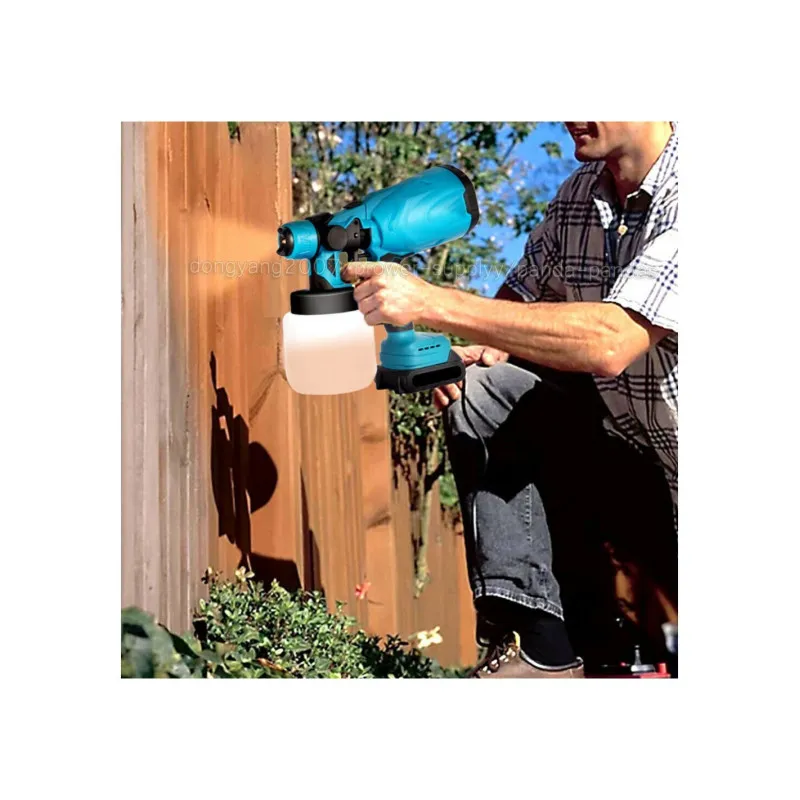 Pistol de Vopsit cu Acumulator Dasgut 24V, 2 Acumulatori, Rezervor 800 ml, Debit 650 ml/min