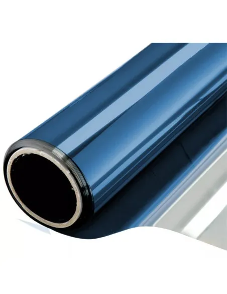 Folie protectie solara pentru geamuri interioare, cu efect de oglinda, UV, 60x300cm