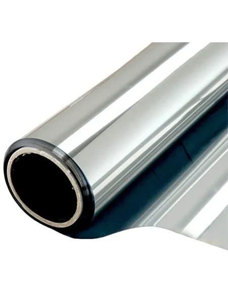 Folie protectie solara pentru geamuri interioare, cu efect de oglinda, UV, 60x300cm