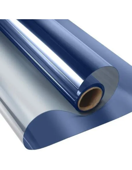 Folie protectie solara pentru geamuri interioare, cu efect de oglinda, UV, 60x300cm