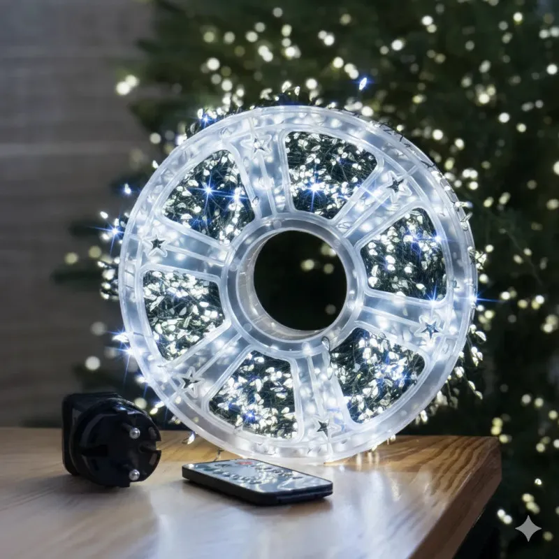 Rola 600 LED Mini 30m – Alb Cald, Alb Rece, Multicolor