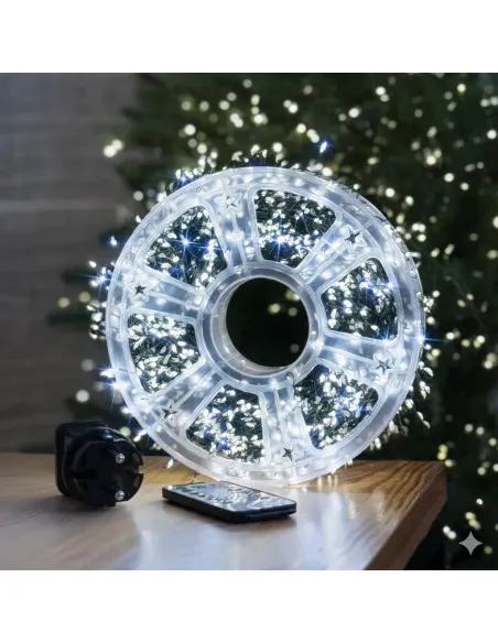 Rola 600 LED Mini 30m – Alb Cald, Alb Rece, Multicolor