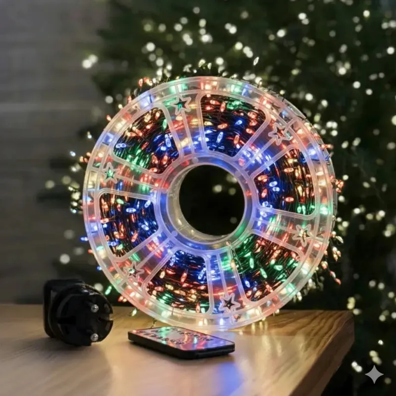 Rola 600 LED Mini 30m – Alb Cald, Alb Rece, Multicolor