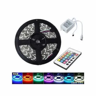 Banda LED RGB, 5 metri cu telecomanda 2