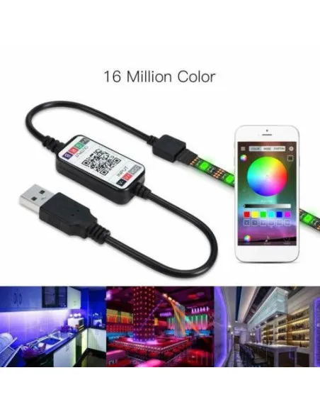Banda Led decorativa pentru TV de 2m,cu usb