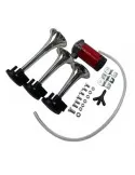 Claxon 12V cu 3 goarne si compresor