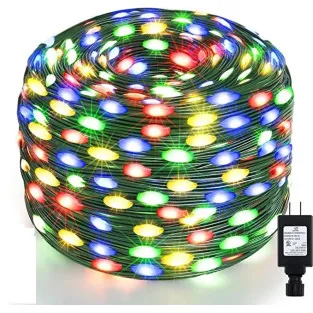 Instalatie tip banda cu led turnat, 100m cu 800 led-uri, interior/exterior, 8 jocuri de lumini, sir, IP44