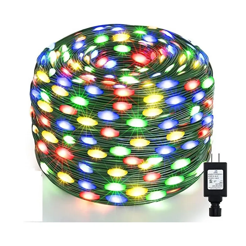 Instalatie tip banda cu led turnat, 100m cu 800 led-uri, interior/exterior, 8 jocuri de lumini, sir, IP44