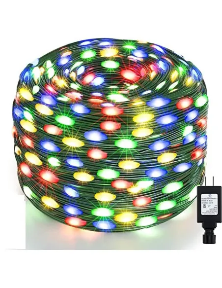 Instalatie tip banda cu led turnat, 100m cu 800 led-uri, interior/exterior, 8 jocuri de lumini, sir, IP44