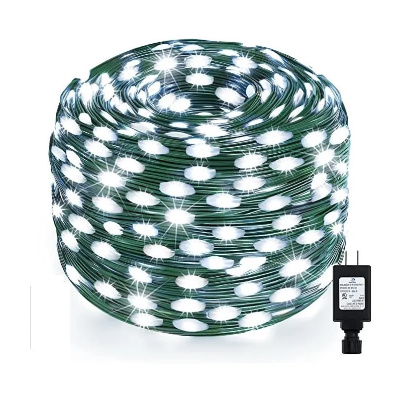 Instalatie tip banda cu led turnat, 100m cu 800 led-uri, interior/exterior, 8 jocuri de lumini, sir, IP44