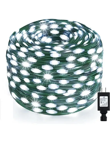 Instalatie tip banda cu led turnat, 100m cu 800 led-uri, interior/exterior, 8 jocuri de lumini, sir, IP44