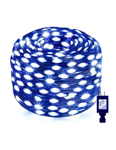 Instalatie tip banda cu led turnat, 100m cu 800 led-uri, interior/exterior, 8 jocuri de lumini, sir, IP44