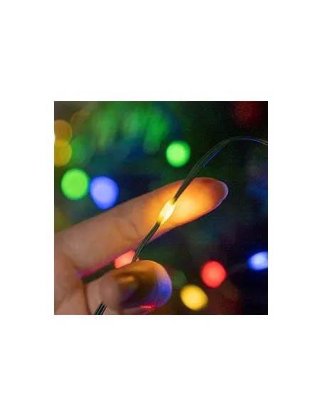 Instalatie tip banda cu led turnat, 100m cu 800 led-uri, interior/exterior, 8 jocuri de lumini, sir, IP44