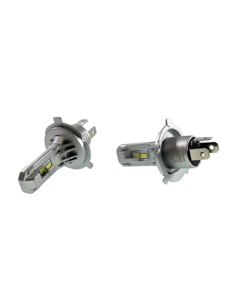 Set 2 becuri pentru faruri auto H4, 6000K, 12-24V, 18W HQ-1099, LED