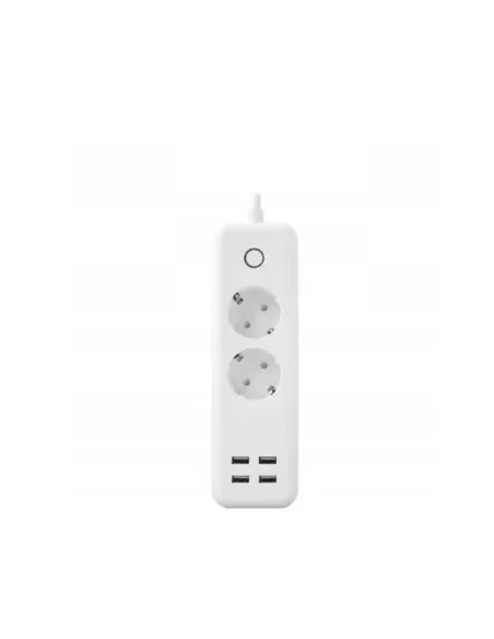 Prelungitor 2 prize, 2 porturi USB si 2 Type-C, 2m , Jortan