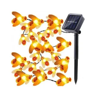 Set 2 x Instalație Solară Decorativă cu Albinuțe, 50 LED-uri, 6.5 m, 8 Moduri 2