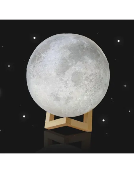 Moon Lamp 3D - lampa in forma de luna, lumina
