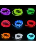 Banda decorativa auto LED 3 metri, pentru interior