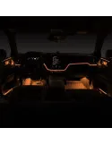 Banda decorativa auto LED 3 metri, pentru interior
