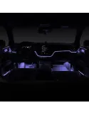 Banda decorativa auto LED 3 metri, pentru interior