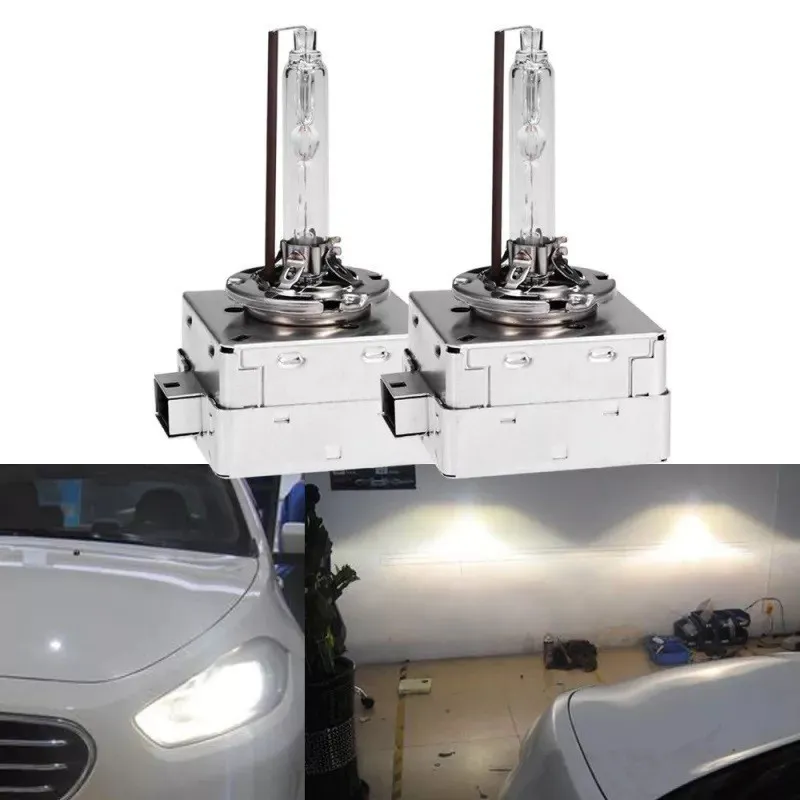 Set 2 becuri Xenon D1R White auto pentru far