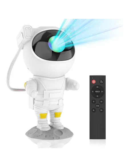 Proiector Astronaut Spațial LED & Laser RGB – Proiecție Stele și Nebuloase