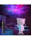 Proiector Astronaut Spațial LED & Laser RGB – Proiecție Stele și Nebuloase