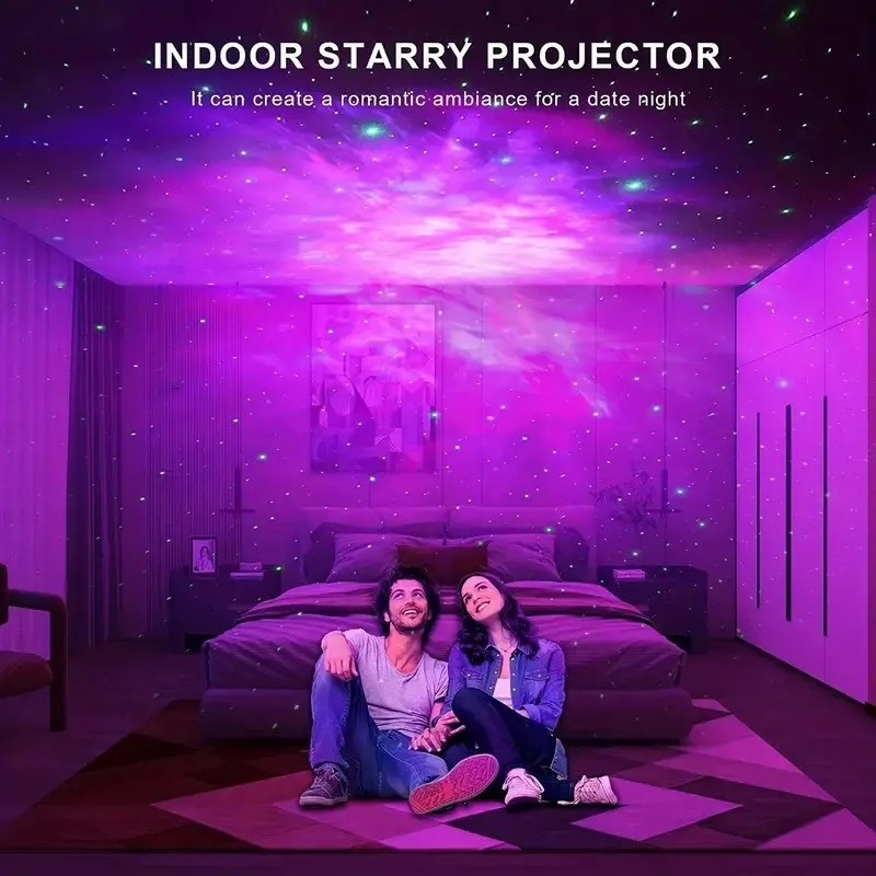 Proiector Astronaut Spațial LED & Laser RGB – Proiecție Stele și Nebuloase