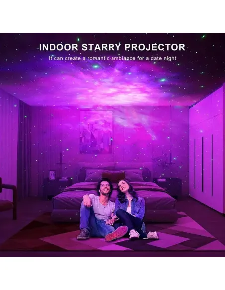 Proiector Astronaut Spațial LED & Laser RGB – Proiecție Stele și Nebuloase