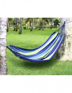 Hamac premium gardenLine hammock cu husa si carabine metalice 2